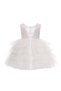 Girl Child 3-7 Years Old Balloon Bouquet Crown Detailed Tulle Dress Ecru - 4