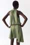 Asymmetric-skirt dress - 5
