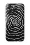 Oppo Reno 15 / 15F Compatible Black and White Star Pattern Transparent Phone Case
