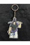 Owl Bag Jujutsu Kaisen - Toji Fushiguro Patterned Acrylic Keychain Bag Ornament - 2