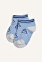 Printed Non-Slip Sole 5-Piece Cotton Booties Socks for Baby Boy H6670A5Ns - 2