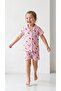 Girl's 4,5,6,7,8,9,10,11 Years Old Summer Pajama Set 30/1 Single Jersey 100% Cotton - 6