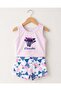 Girl's Paradise Printed Shorts Swimsuit Set - 2