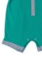 Baby Boy Green Collared Buttoned Jumpsuit - 3