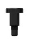 Vibe Pro Dual Head Massage Gun with Powerful motor & 3 detachable heads / quiet operation / Type-C charging for a relaxing massage experience / Handheld massager for body neck foot Gym - Bl - 3