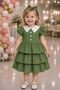264 Girls' Stylish Ruffle Detailed Dress - 3