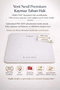 Bath Mat White Non-Slip Base Plush Bubble 50X50 cm - 3