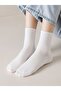 Economical Pack of 8 White Cotton Unisex Tennis Socks Set - 2