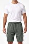 Kargo Pocket Combed Cotton Men's Cotton Shorts 26703 Khaki