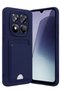 Ilkeshop New Redmi Note 15 Pro 4g Kelvin Silicone with Business Card Holder (133133) - Navy Blue