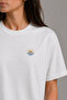 Sunset Embroidered Regular Fit T-Shirt Unisex 30/1 Regular Fabric Short Sleeve - 3