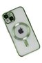 Ilkeshop New iPhone 14 Case Kross Magneticsafe Cover - (191406) Dark Green - 3