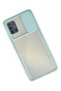 Ilkeshop New Galaxy A71 Case Palm Frosted Camera Sliding Silicone (191057) - Turquoise - 2