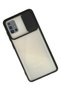 Ilkeshop New Galaxy A71 Case Palm Frosted Camera Sliding Silicone (191146) - Black - 2