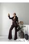Women's Blazer Jacket Pants Set Lace Detailed Stylish Two Piece Set - 3