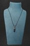 Hematite Natural Stone Pendant Original Gemstone Pendant Nails Cut Necklace - 3