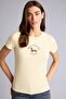 Regular Fit Crew Neck Printed Ribbed Short Sleeve T-Shirt H2349Ax26Hs - 3