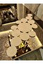 Kartopu Large Runner American Service Wicker Coffee Table Kitchen Table Serving Tray Jute Luxury Dowry Cover - 3