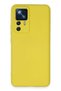 Ilkeshop New Mi 12t Pro Case Nano Velvet Silicone (130325) - Yellow