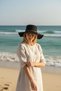 Women's Hand Knitted Detailed Hat Beach Hat - 5
