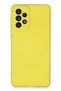 Ilkeshop New Galaxy A73 5g Case Nano Inside Velvet Silicone (141002) - Yellow