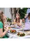 Wheat Straw Dinner Plates, 11 Inch Unbreakable Deep Dinner Plates, 6 Pack - 6