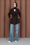 Short Windbreaker Belted Trench Coat Brown - 2