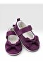 Baby First Step Shoes Fabric Orthopedic Non-Slip Bottom Sole with Bow and Velcro Tape Zest Model - 5
