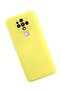 Ilkeshop New Tecno Camon 16 Case Nano Inner Velvet Silicone (195236) - Yellow - 2