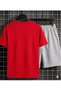 T-Shirt Shorts 2-Piece Combination Sweat-Absorbing Rhythmic Heart Printed Women's / Girls' Model - 2