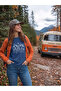 "Camping because Therapy Is Expensive" Printed 100% Cotton Navy Blue Camping T-Shirt - 4