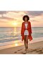 Natural Linen Kimono Jacket