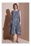 Patterned Blue Women's Dress 26Y0458K1 - 2
