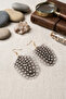 Ethnic Hippie Style Feather Earrings 7 Cm. - 2
