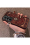 Infinix Hot 60 5g Compatible Silicone Edge Hard Back Anti-Fall Phone Case with Carpet Pattern - 2