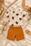 Baby Boy Set Turtle Patterned Shorts and Top Set - 6