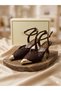 New Season New Model High-Heeled Shoes with Lace Embroidery. With a Heel Design, It Creates a Feminine and Stylish Look. - 4