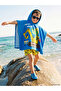 Esvab • Modern & Distinctive Printed Baby Boy Poncho Towel - 2
