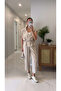 Siteros Beige Linen Vest and Pants Set - 5