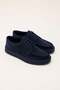 Men's Navy Blue Genuine Leather Suede Casual Lace-Up Shoes – Mocca - 7