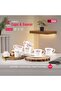 DC3402 Opalware Cup and Saucer Set 12-Pieces - 2