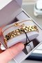 Special Series Gift Women's Watch Gold/Gold Color - Steel Band Japanese Machine Special Stylish Boxed Gdkb2058C4 - 7
