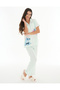 Button-Down Short-Sleeve Shirt with Pants