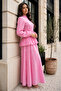 Fisto Skirt Set A7019 Pink - 3