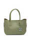 Green Genuine Leather Women's Shoulder Bag - S26Y1Bc80571-U5V