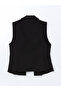 Linen Blended Women's Vest with Binding Detail - 6