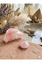 Large Size Transparent Striped Bone Clip Strong Grip Hair Clip 8 cm - 7