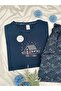 Women's Patterned Cotton Short Sleeve Pajama and Underwear Set - 5