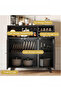 Storage Cabinet, Coffee Bar Cabinet, Kitchen Storage Cabinet, Buffet Sideboard with Drawer and Doors, for Kitchen, Dining Room, Entryway - 5