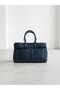 B36037 Graffiti Patterned Denim Women's Hand and Shoulder Bag - 4